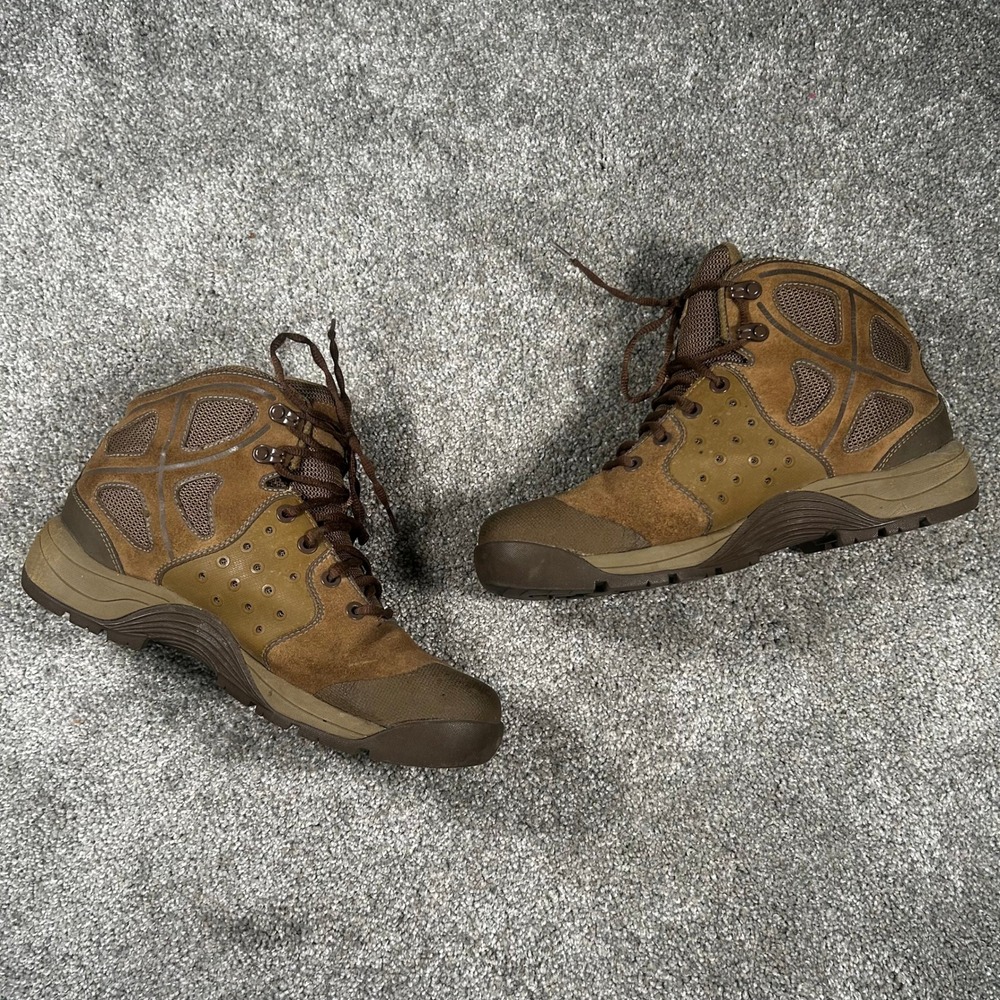New Balance OTB Abyss II Tactical Boots Brown Suede Mesh Mid Top Mens 10.5 - Picture 2 of 9